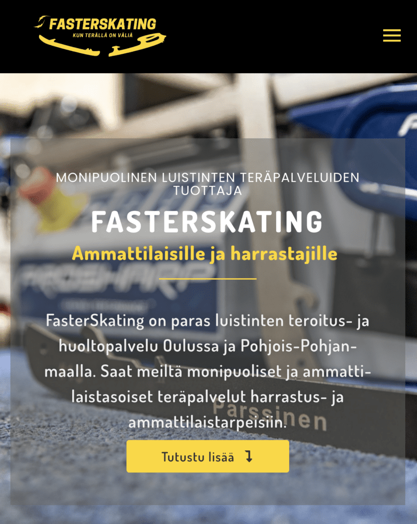 FasterSkating ja Punakynäpaholainen -Verkkosivusisällöt ja hakukoneoptimointi