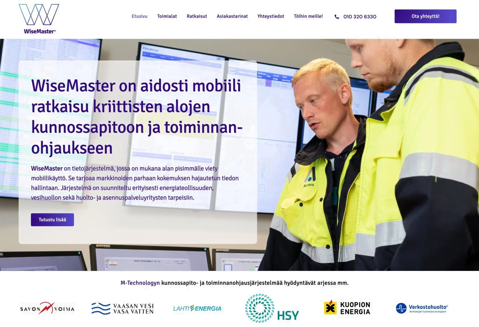 WiseMaster ja WiseMaster Eco — Tuotteiden eriyttäminen omille verkkosivuilleen