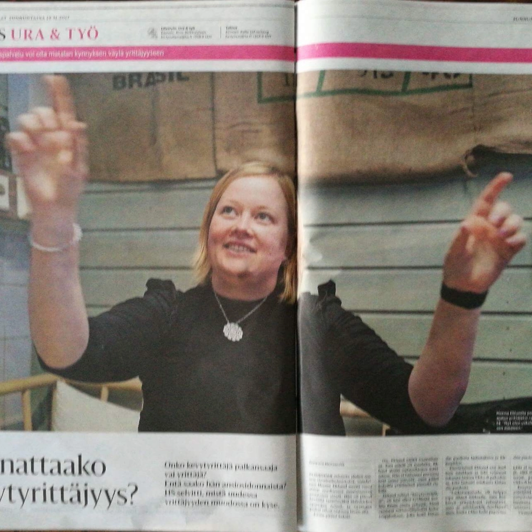 Punakynäpaholainen Helsingin Sanomissa